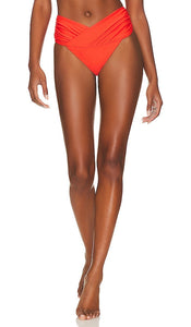 JADE SWIM Anya Bikini Bottom in Coral - JADE SWIM Bas de bikini Anya en corail - JADE SWIM Anya 珊瑚色比基尼泳裤 - JADE SWIM Anya Bikinihose in Koralle - JADE SWIM Anya 비키니 하의 - JADE SWIM Anya Slip bikini in corallo