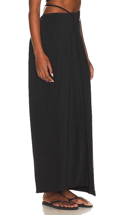 JADE SWIM Avi Skirt in Black