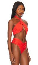 JADE SWIM Helix Bikini Top in Coral