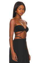 JADE SWIM Liana Top in Black