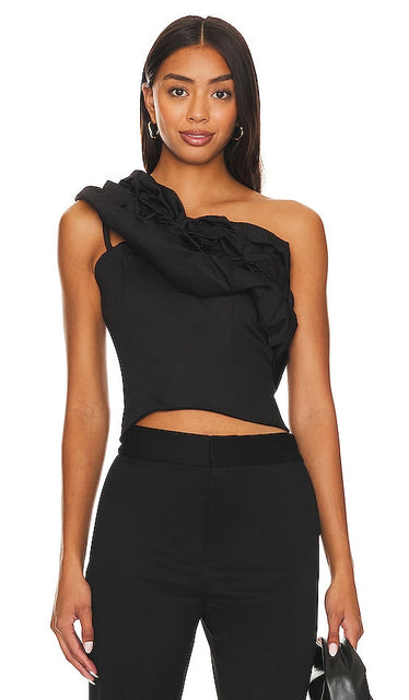 JBQ Lotus Top in Black - Haut Lotus JBQ en noir - JBQ 黑色莲花上衣 - JBQ Lotus Top in Schwarz - JBQ 로터스 탑 - Top JBQ Lotus in nero