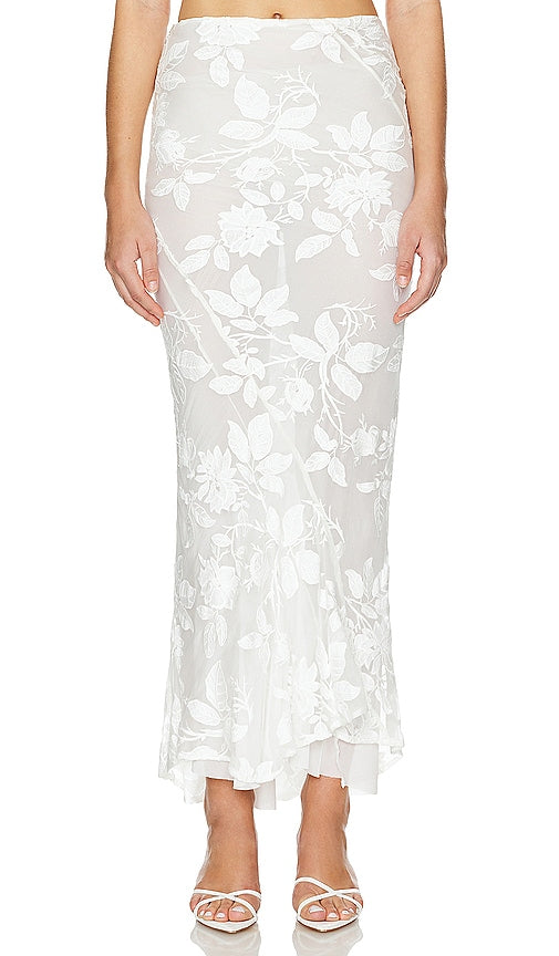 JBQ Sevy Skirt in White - Jupe JBQ Sevy en blanc - JBQ Sevy 白色裙子 - JBQ Sevy Rock in Weiß - JBQ 세비 스커트 - Gonna Sevy JBQ in bianco