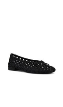 Jeffrey Campbell My Weave Flat in Black