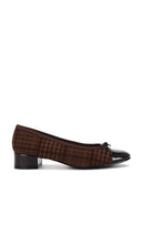 Jeffrey Campbell Dancerie Flats in Brown | Brown Tartan Ballet Flats for Women