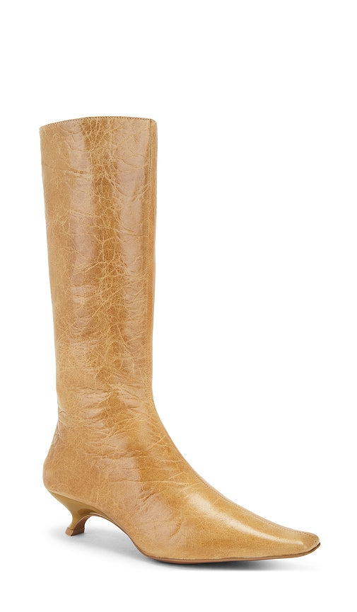 Jeffrey Campbell No-Space Boots in Beige