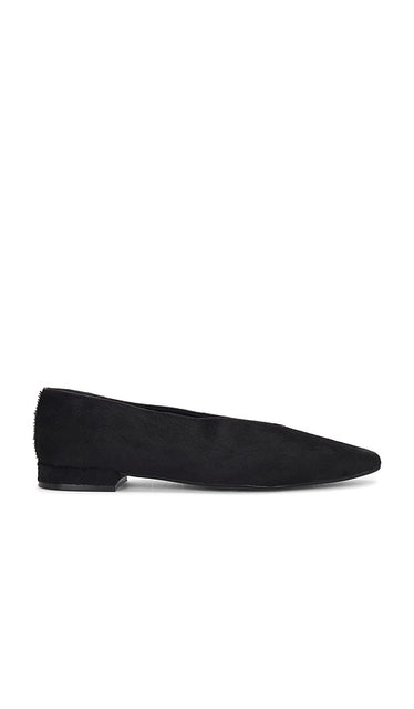 Jeffrey Campbell Hinted-F Flat in Navy | Navy Ballet Flats for Women