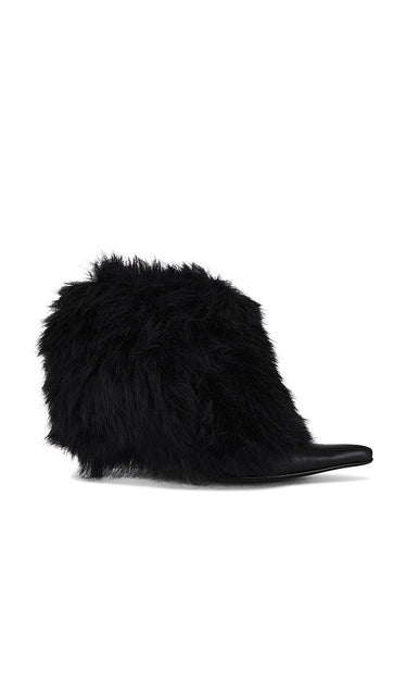 Jeffrey Campbell Defrost Boot in Black | Black Combo Ankle Boots for Women