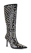 Jeffrey Campbell Holey Boot in Black