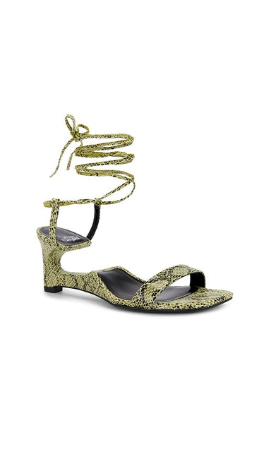 Jeffrey Campbell Reversed Sandal in Green