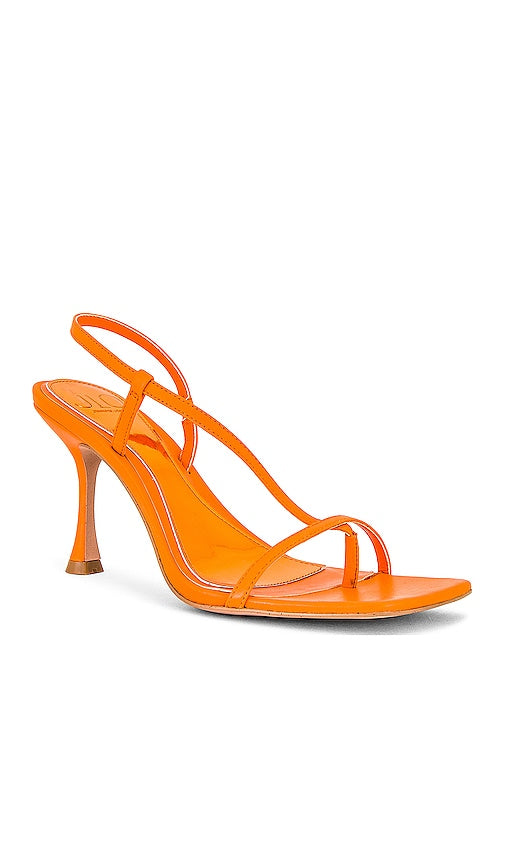 JLO Jennifer Lopez x REVOLVE Leslie Sandal in Tangerine