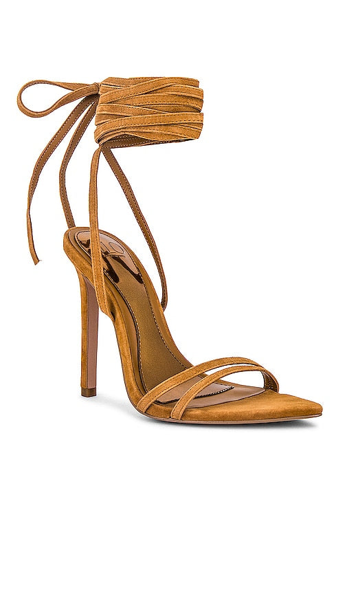 JLO Jennifer Lopez x REVOLVE Lincoln Sandal in Brown