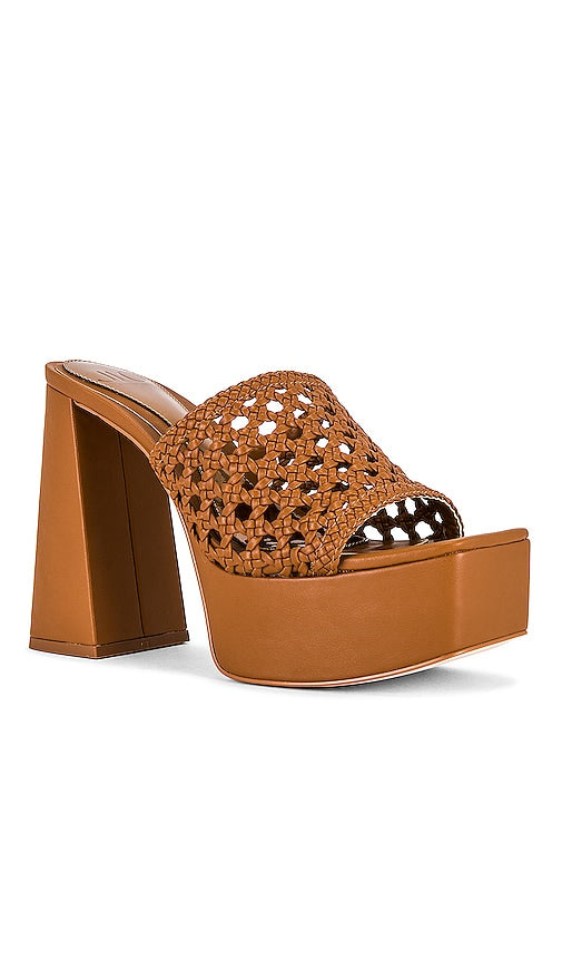 JLO Jennifer Lopez x REVOLVE Lynda Mule in Brown