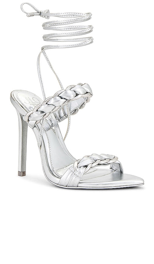 JLO Jennifer Lopez x REVOLVE Whitman Sandal in Metallic Silver