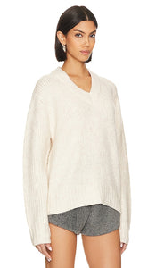 John & Jenn by Line Helena Sweater in White