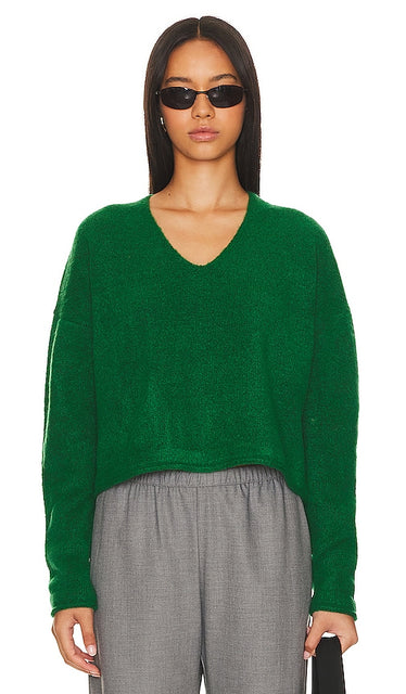 John & Jenn by Line Dalton Sweater in Dark Green - Pull John & Jenn by Line Dalton en vert foncé - John & Jenn by Line Dalton 深绿色毛衣 - John & Jenn by Line Dalton Pullover in Dunkelgrün - John & Jenn by Line Dalton 스웨터 - Maglione John & Jenn della Line Dalton in verde scuro