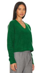 John & Jenn by Line Dalton Sweater in Dark Green