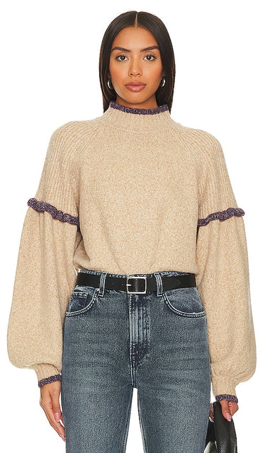 Joie Shiloh Sweater in Beige - Joie Shiloh Pull en Beige - Joie Shiloh 米色毛衣 - Joie Shiloh Pullover in Beige - Joie Shiloh 스웨터베이지색 - Maglione Joie Shiloh in beige