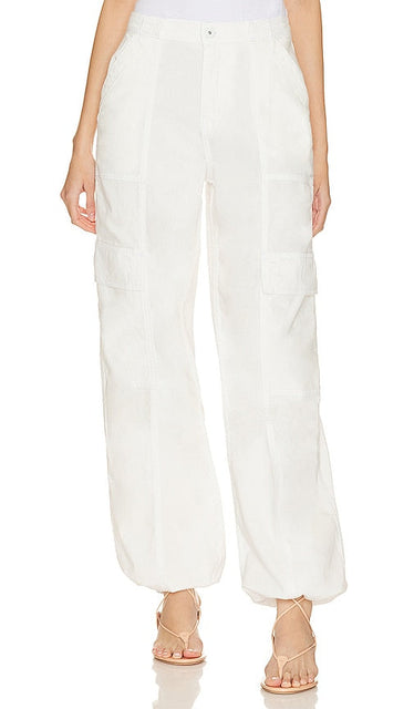JONATHAN SIMKHAI STANDARD Calista Utility Pant in White - JONATHAN SIMKHAI STANDARD Pantalon utilitaire Calista en blanc - JONATHAN SIMKHAI STANDARD Calista 白色工装裤 - JONATHAN SIMKHAI STANDARD Calista Utility-Hose in Weiß - JONATHAN SIMKHAI STANDARD Calista 유틸리티 팬츠 화이트 색상 - Pantaloni pratici Calista JONATHAN SIMKHAI STANDARD in bianco