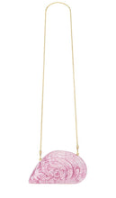 SIMKHAI Bridget Pearl Oyster Clutch in Pink
