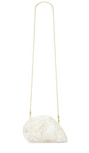 SIMKHAI Bridget Pearl Oyster Clutch in Ivory