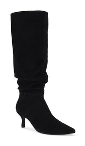 SIMKHAI Jordi Suede Slouch Boot in Black