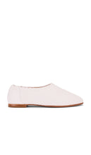 SIMKHAI Eden Woven Ballet Flat in Ivory | Ivory Ballet Flats for Women
