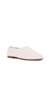 SIMKHAI Eden Woven Ballet Flat in Ivory