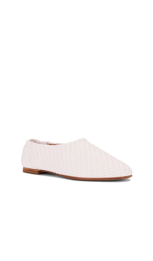SIMKHAI Eden Woven Ballet Flat in Ivory