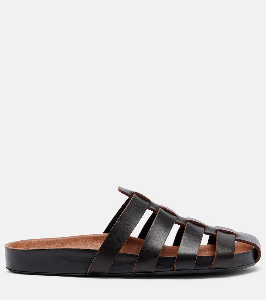 JUDE Dusty leather fisherman sandals