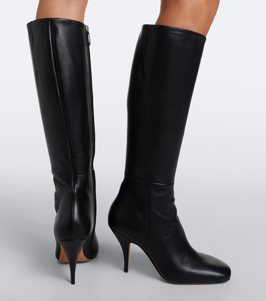 JUDE Credo leather knee-high boots - Black Knee-high Boots