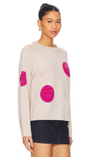 JUMPER 1234 All Over Love Hearts Sweater in Beige