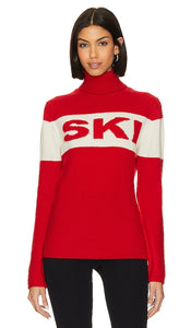 JUMPER 1234 Ski Roll Collar Sweater in Red - JUMPER 1234 Pull à col roulé pour ski en rouge - JUMPER 1234 红色滑雪卷领毛衣 - JUMPER 1234 Ski-Rollkragenpullover in Rot - JUMPER 1234 스키 롤 칼라 스웨터레드 색상 - JUMPER 1234 Maglione con collo arrotolato da sci in rosso