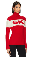 JUMPER 1234 Ski Roll Collar Sweater in Red