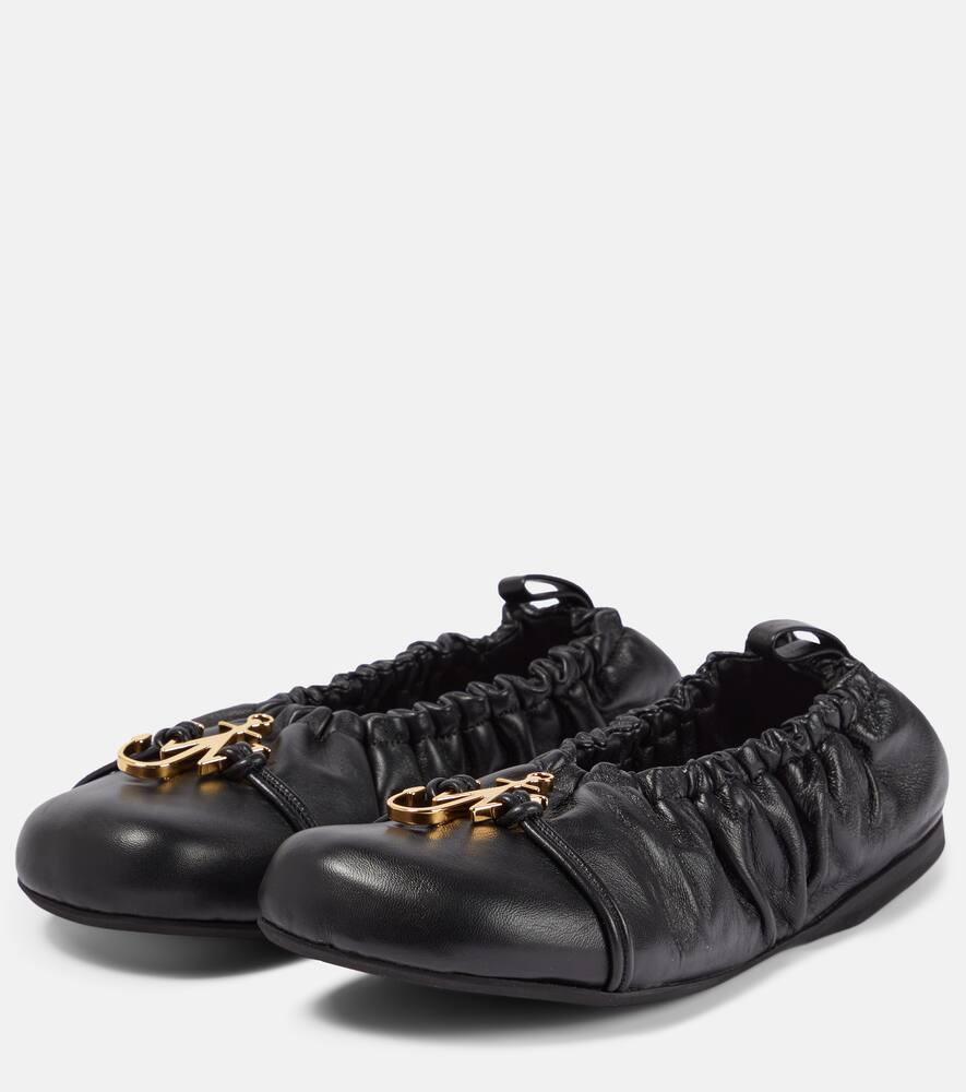 JW Anderson Anchor leather ballet flats