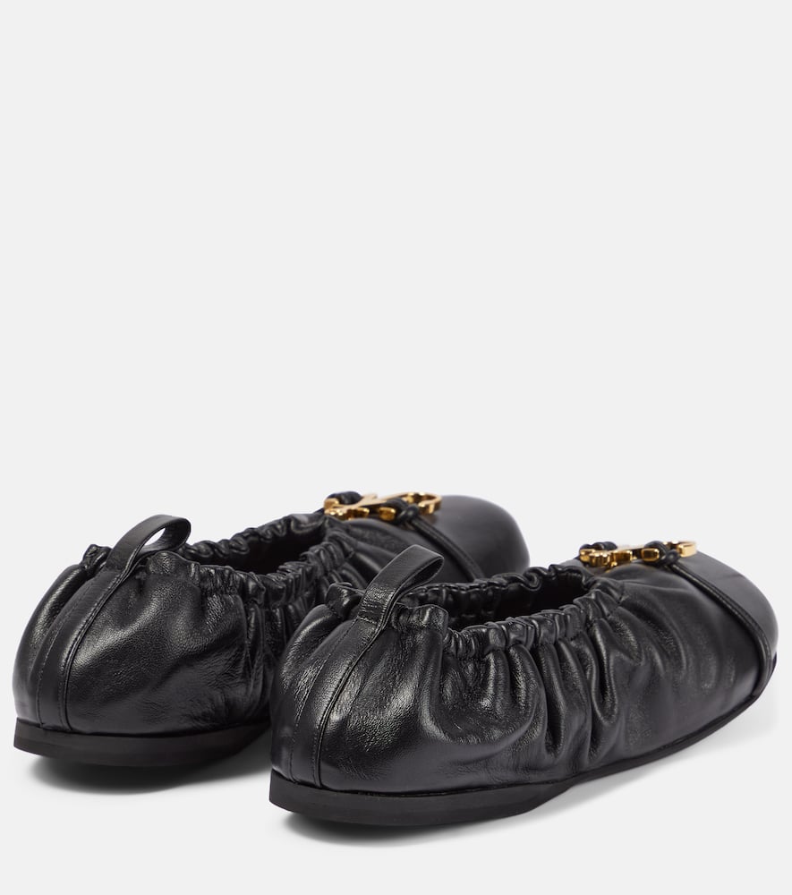 JW Anderson Anchor leather ballet flats