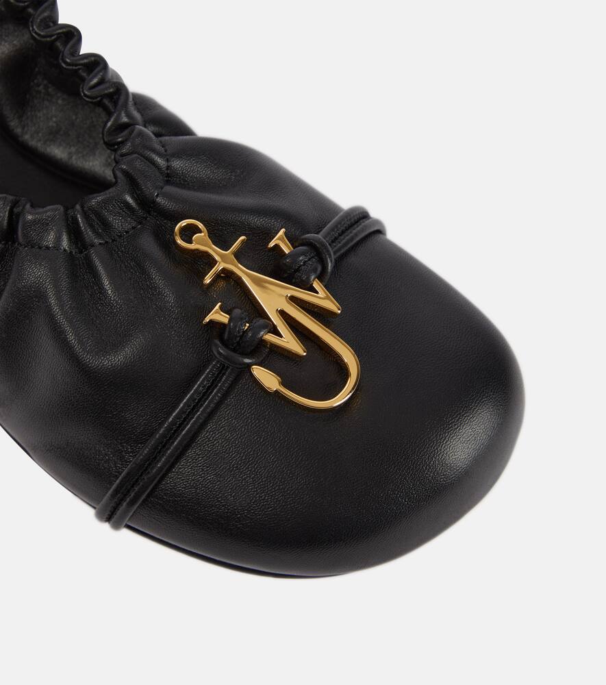 JW Anderson Anchor leather ballet flats