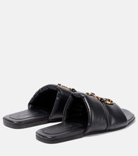JW Anderson Anchor leather sandals