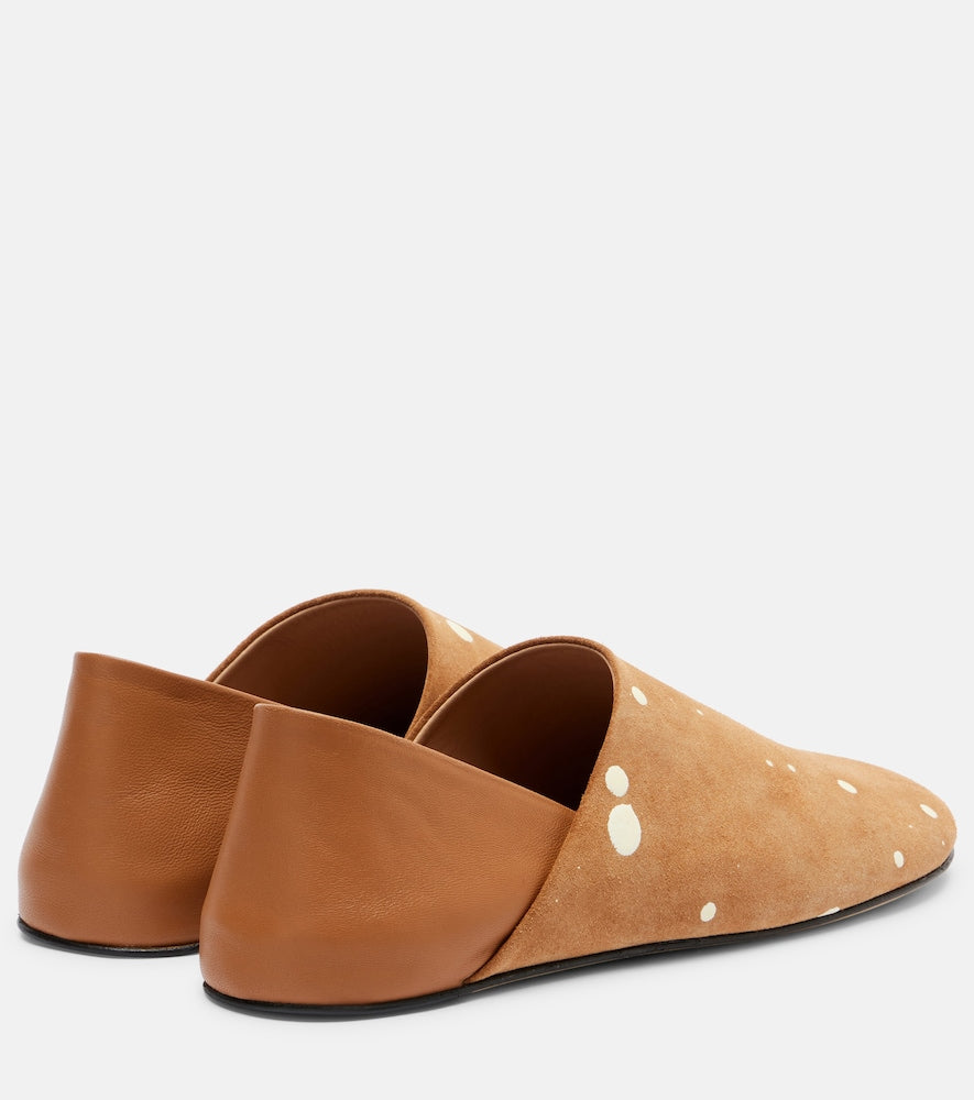 JW Anderson Babouche M suede slip-on shoes