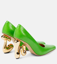 JW Anderson Bubble leather pumps