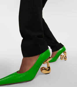 JW Anderson Bubble leather pumps