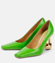 JW Anderson Bubble leather pumps