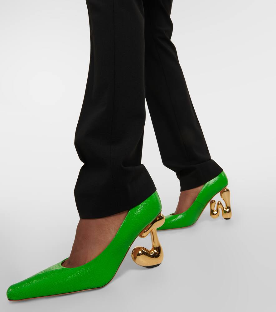 JW Anderson Bubble leather pumps