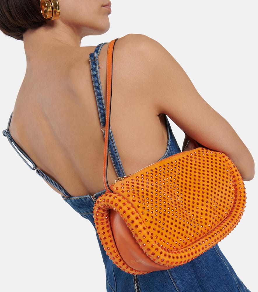 JW Anderson Bumper-15 suede shoulder bag