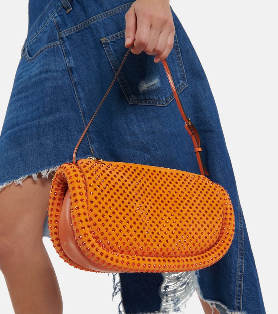 JW Anderson Bumper-15 suede shoulder bag