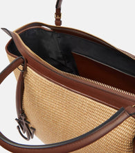 JW Anderson Bumper Large raffia tote bag