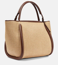 JW Anderson Bumper Large raffia tote bag