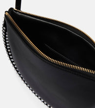 JW Anderson Bumper leather and crystal-embellished shoulder bag