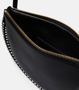 JW Anderson Bumper leather and crystal-embellished shoulder bag