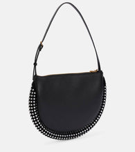 JW Anderson Bumper leather and crystal-embellished shoulder bag