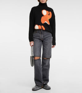 JW Anderson Bumper leather and crystal-embellished shoulder bag